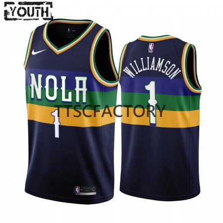 Dječji NBA Dres New Orleans Pelicans Zion Williamson 1 Nike 2022-23 City Edition Navy Swingman